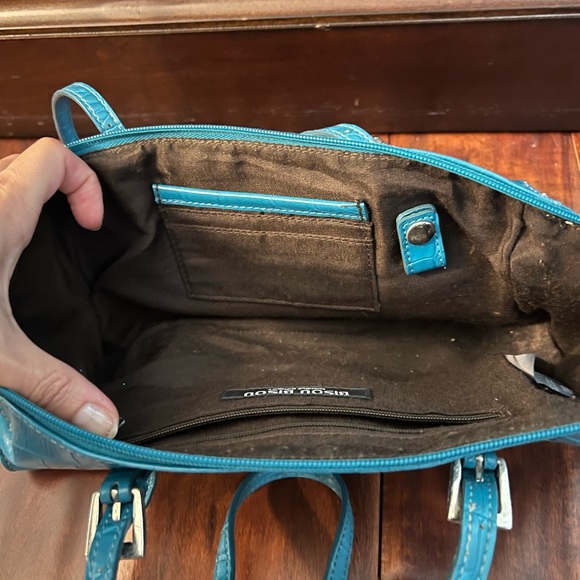 Bisou Bisou Teal/Blue Purse - Picture 3 of 4